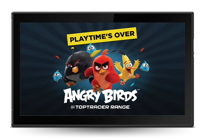 Angry Birds Toptracer Range Monitor Game